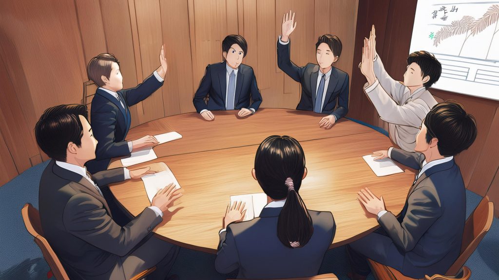代案がなければ賛成とします。と会議で発言があるときは注意。